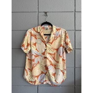 Women's Patagonia Pataloha Lightweight Aloha Shirt in Fertile Brown size S